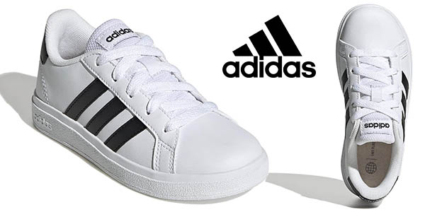 Tú o tus hijos podéis presumir desde ya de estas Adidas Grand Court Lifestyle a precio de ofertón