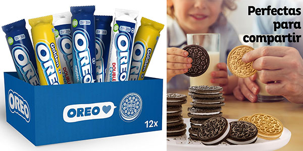 Chollo Flash: Pack de 12 rollos de galletas Oreo surtidas por 8,19€ (-29%)