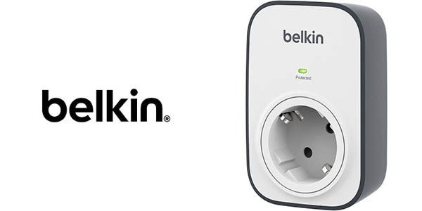 Chollo Enchufe Belkin SurgeCube con protección contra sobretensiones por sólo 10,39€ (-65%)