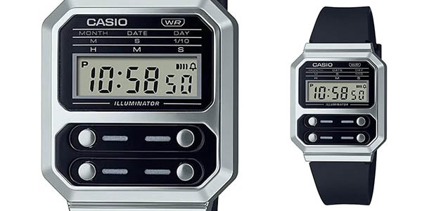 Chollo Reloj digital Casio A100WEF-1AEF por solo 29,95€ con envío gratis (50% de descuento)