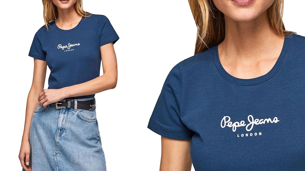 Esta icónica camiseta de Pepe Jeans es la más vendida en Amazon ahora mismo y tiene un descuentazo