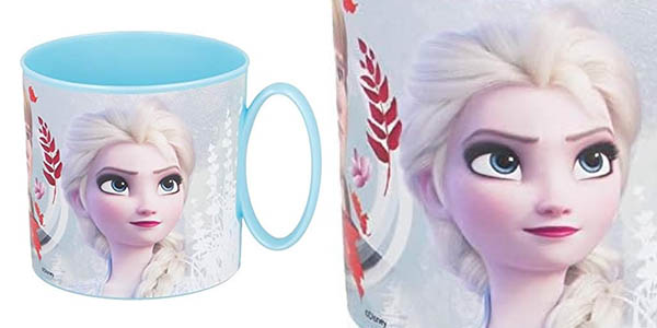 Chollo Taza Elsa Disney Frozen II Blue Forest apta para microondas y libre de BPA por solo 3,27€ (-16%)