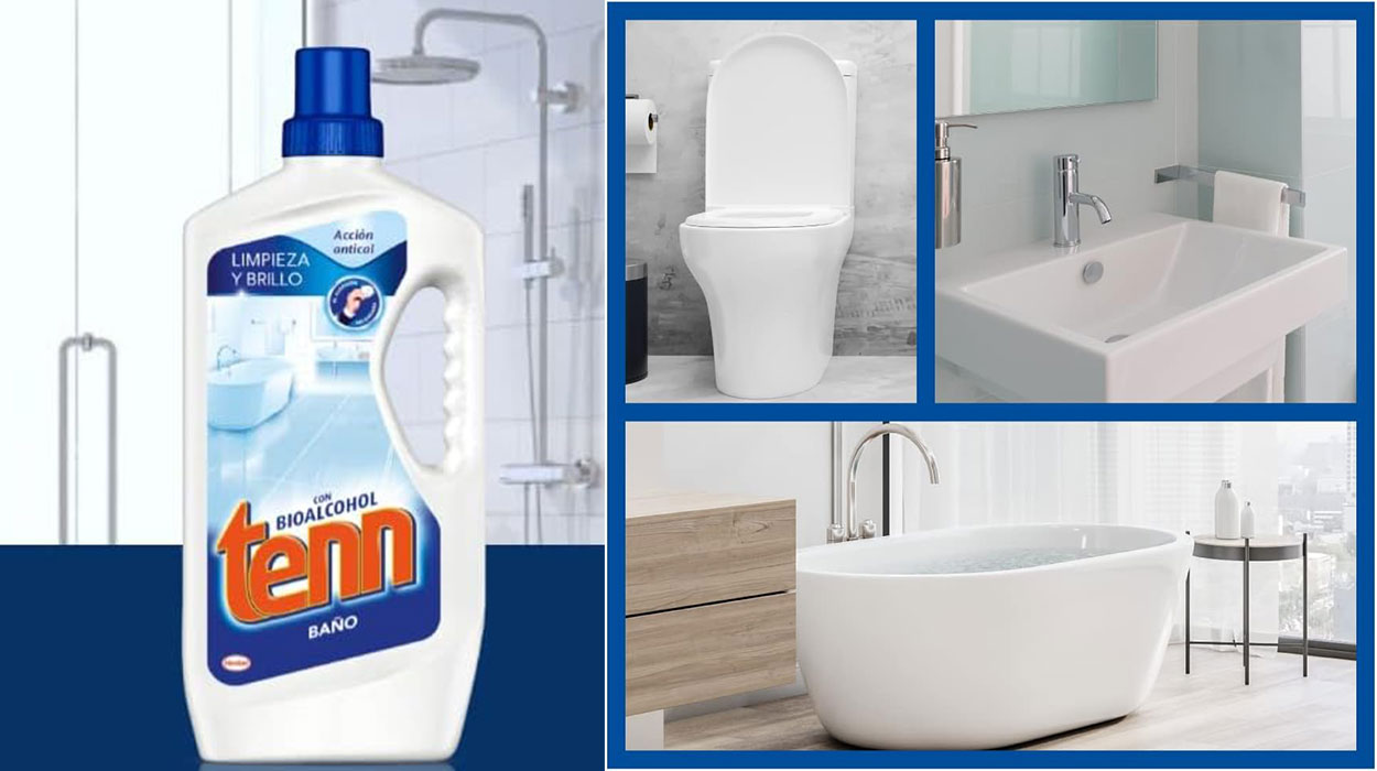 Chollo Pack x3 Limpiador multiusos Tenn Baño de 1,3 l por sólo 6,58€ con promoción 3×2 ¡2,19€ cada uno!