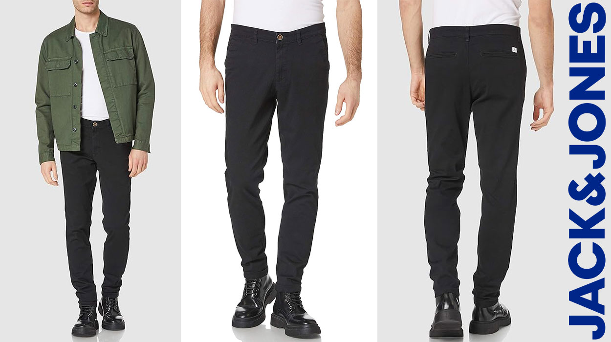 Chollazo Pantalones chinos Jack & Jones Jjimarco Jjbowie por sólo 21,77€ (-38%)