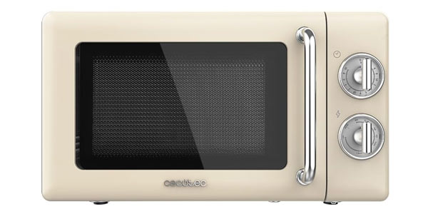 Chollo Microondas Cecotec ProClean 3110 Retro Beige con grill por sólo 53,99€ con envío gratis (-16%)