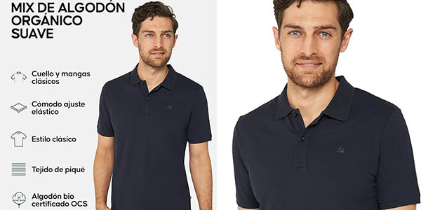 Chollo Polo Danish Endurance de algodón orgánico para hombre por solo 22,89€ (-26%)