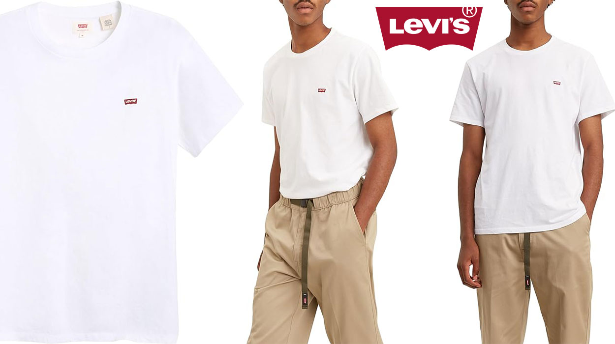 ¡Oferta loca! Llévate la camiseta Levi’s más vendida por menos de 17€ en Amazon