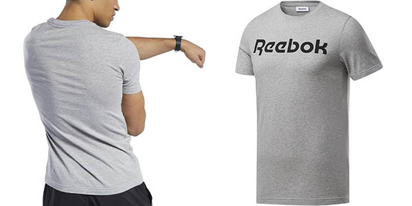 Chollo Camiseta Reebok Linear Logo para hombre por sólo 13,99€ (30% de descuento)