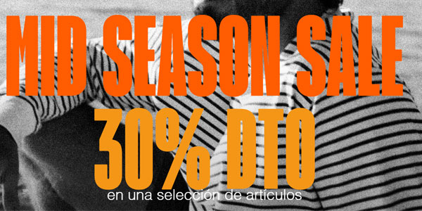 30% de descuento en la Mid Season Sale de Scalpers Oficial