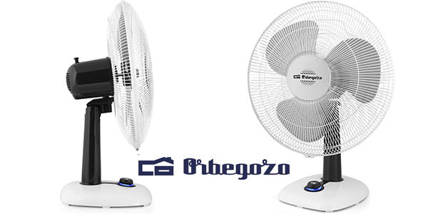 Chollo Ventilador de sobremesa Orbegozo TF 0123 de 25W por sólo 18€ (28% de descuento)