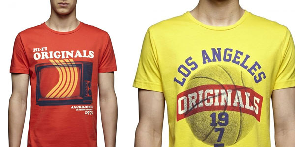 Chollo Camiseta Jack & Jones Collage para hombre por sólo 8 euros