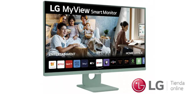 Chollo Smart Monitor LG MyView 32SR50F-W de 31.5″ Full HD por sólo 169€ con envío gratis (-22%)