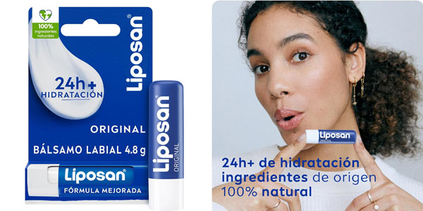 Chollo Pack x3 Cacaos de labios Liposan Original por solo 5€ con oferta 3×2 (1,66€ cada uno)