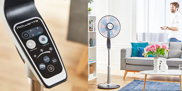 Chollo Ventilador Rowenta Turbo Silence Extreme con mando a distancia por sólo 85€ y envío gratis con este cupón descuento (-43%)