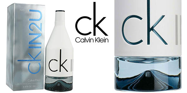 Chollazo Eau de toilette Calvin Klein CK In2U de 100 ml para hombre por sólo 18€ (-14%)