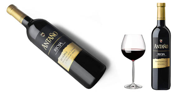 Chollo Vino tinto Antaño Reserva con D.O. La Rioja por solo 5,49€ (-22%)