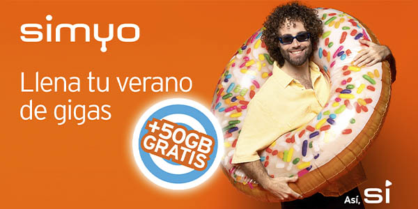 Exprime al máximo tu verano con los 50 GB gratis de Simyo (verano 2024)