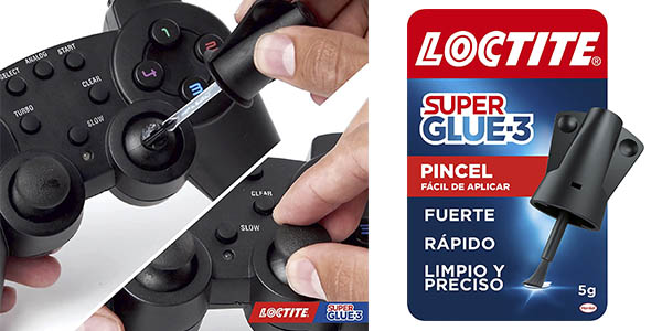 Chollo Pack x3 Loctite Super Glue-3 en pincel por sólo 11,99€ (3,99€ la unidad)