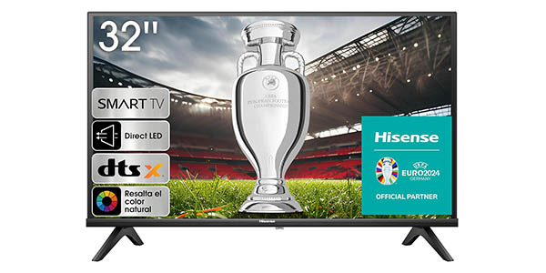 Chollo Smart TV Hisense 32A4K de 32 pulgadas por solo 178,98€ con envío gratis (-14%)