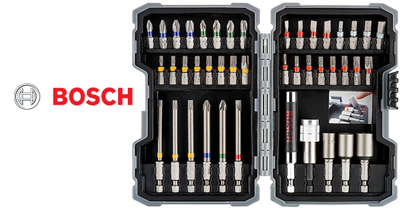 Chollo Set Bosch profesional de 43 puntas para atornillar y llaves de vaso por sólo 17,99€ (-54%)