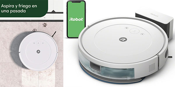 Chollo Robot aspirador y friegasuelos iRobot Roomba Combo Essential por sólo 199€ con envío gratis (-33%)