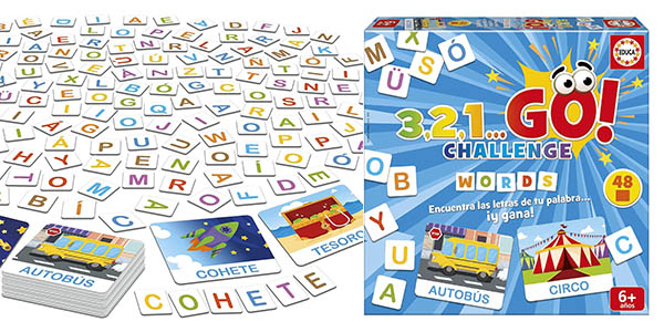 Chollo Juego de mesa Educa 3,2,1, GO Challenge Words por solo 7,65€ (-55%)