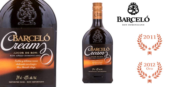 Chollo Licor de ron añejo dominicano Barceló Cream de 700 ml por sólo 12,32€ (15% de descuento)