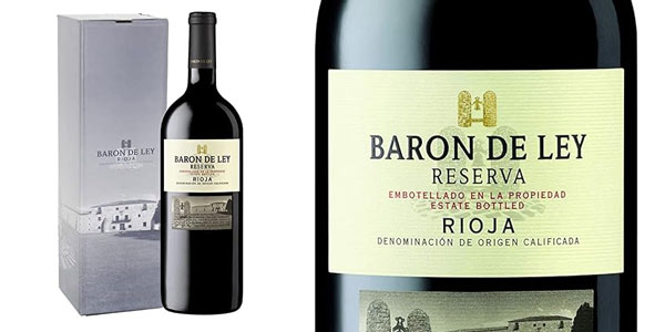 Chollo Vino tinto Barón de Ley Reserva botella magnum Rioja por sólo 17,29€ (-15%)