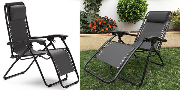 Chollo Tumbona plegable KG Kitgarden por solo 38,99€ con envío gratis (-22%)