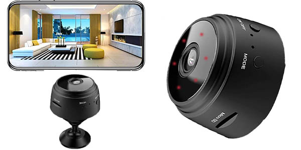 Chollo Mini cámara de vigilancia GDIKWA 1080P con WiFi por sólo 8,99€ (-36%)