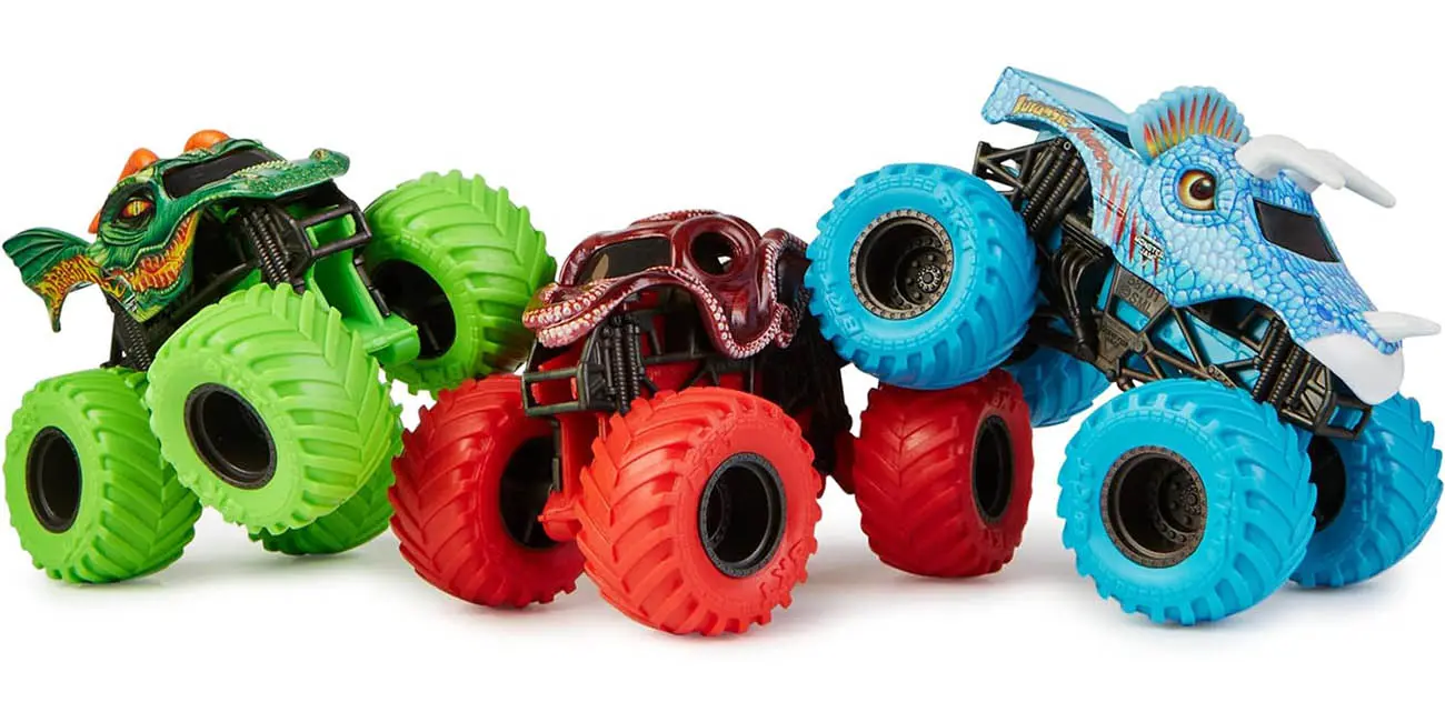 Amazon DESTROZA el precio de este pack 3x Monster Jam Charged Beasts con un 65% de descuento ¡BRUTAL!