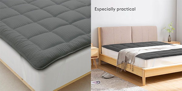 Chollo Protector de colchón acolchado Cosy Autsel de 160 x 200 cm por sólo 19,99€ (-46%)