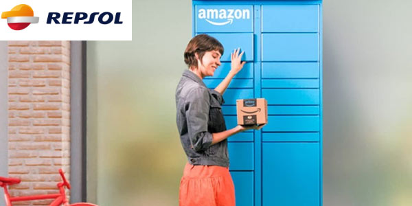 5€ de descuento en gasolina al recoger tu pedido en Amazon locker de Repsol