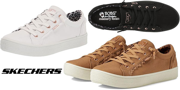 Chollo Zapatillas Skechers Bobs Extra Cute para mujer por sólo 44,95€ con envío gratis (-25%)