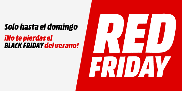 RED FRIDAY: El Black Friday del verano en Media Markt con cientos de ofertas