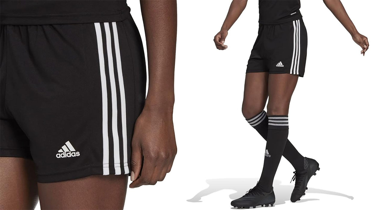 Supera tus límites con estos shorts deportivos Adidas para las reinas del fútbol