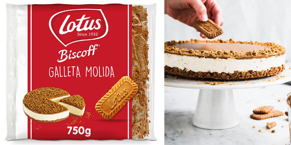 Chollo Paquete de galletas molidas Lotus Biscoff de 750 gramos por sólo 7,99€ (-39%)