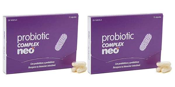 Chollo Pack x2 Neo Probiotic Complex con 30 pastillas en total por solo 9,98€ (-44%)