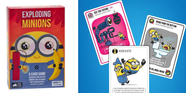 Chollo Juego de cartas Exploding Minions (en inglés) por sólo 10,33€ (-59%)