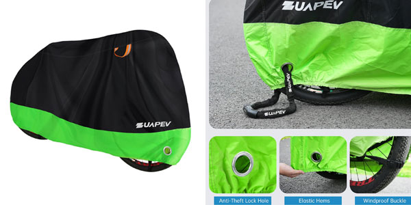 Chollo Funda impermeable para bicicleta Zuapev por sólo 13,59€ (-32%)