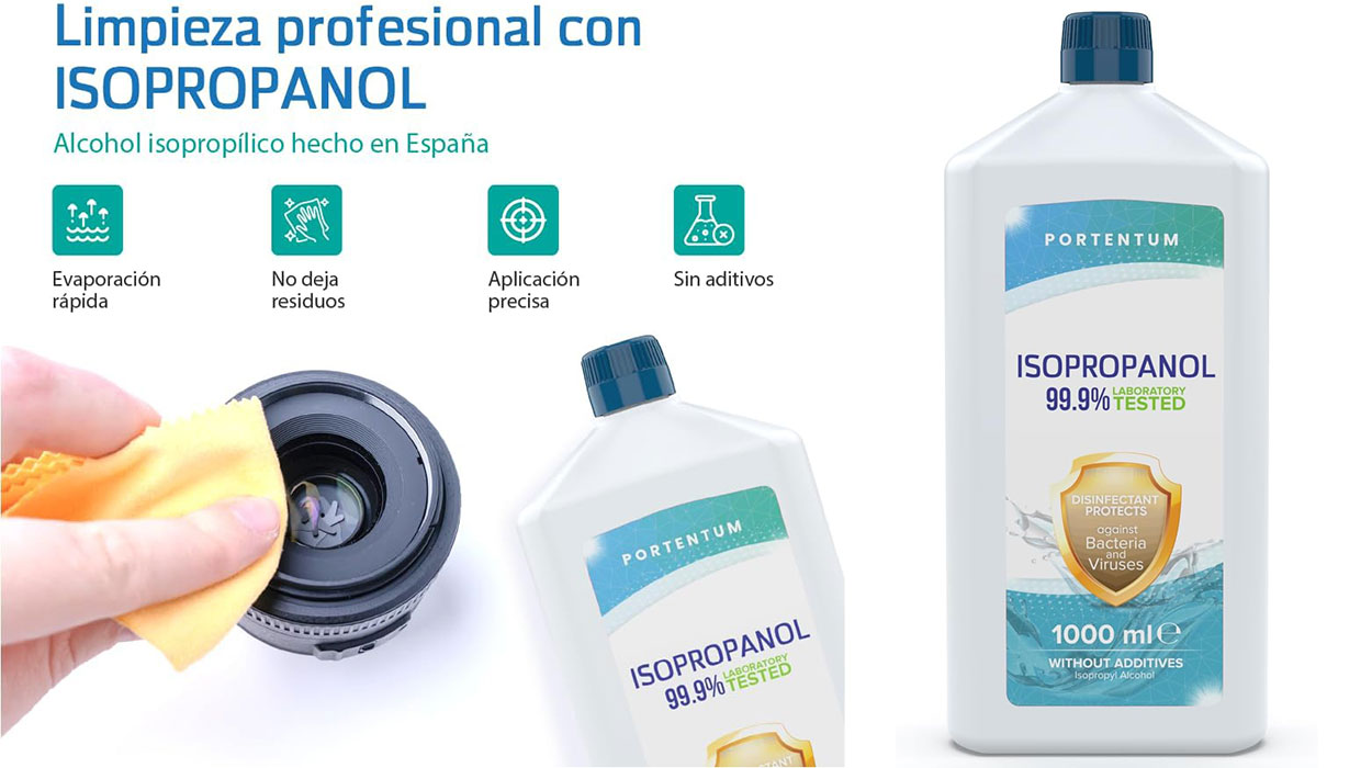 Chollo Desengrasante industrial y limpiacristales multiusos Portentum con isopropanol por sólo 6,89€ (-12%)