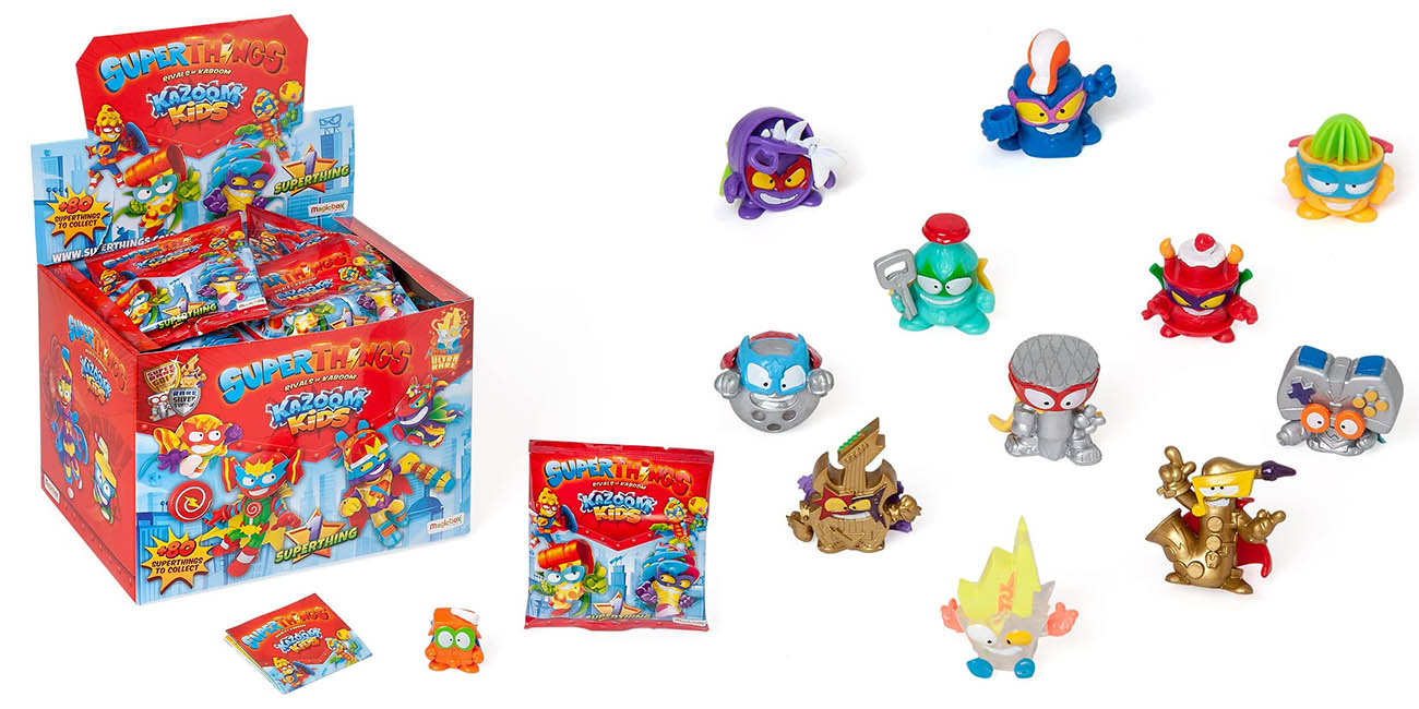 Chollo Pack 50 Superthings 8 de la serie Kazoom Kids por sólo 24,95€ (-38%) ¡0,50€ cada sobre!