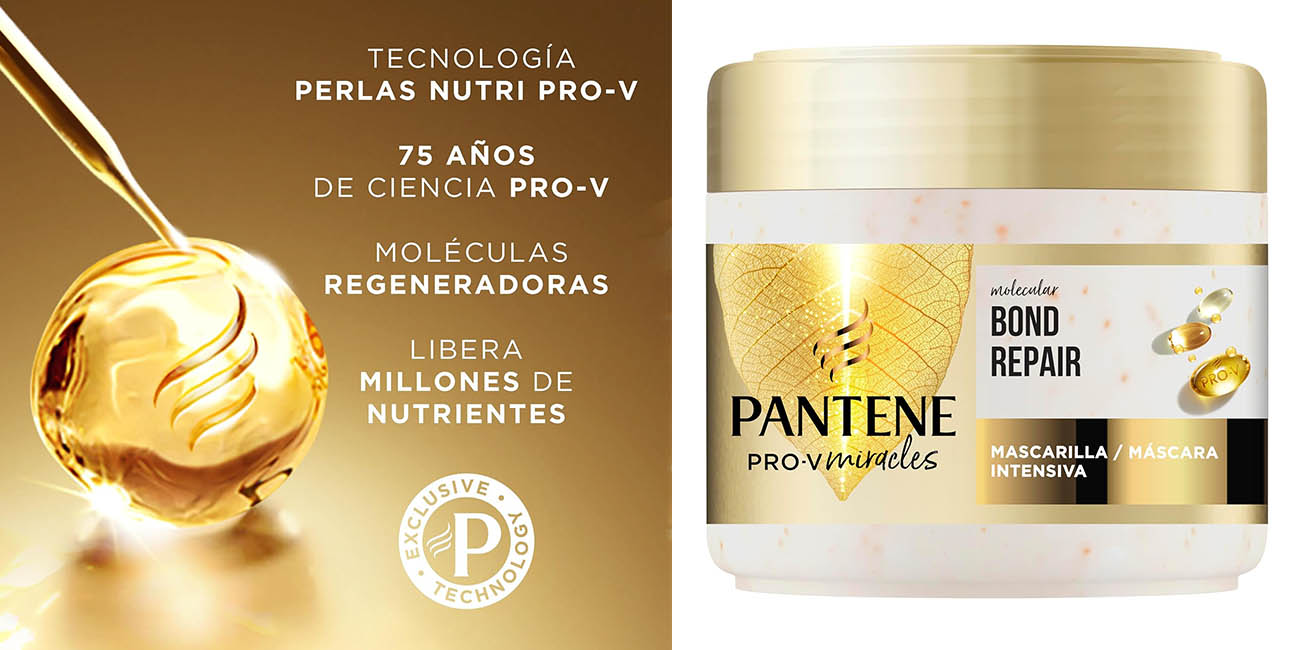 Chollo Mascarilla Pantene Molecular Bond Repair para pelo dañado y seco por solo 5,18€ (-35%)