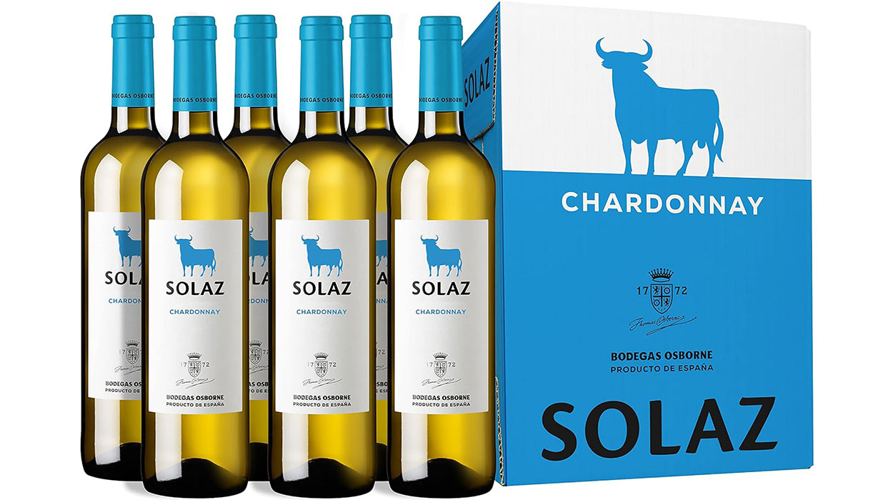 Chollo Flash: Pack x6 Vino blanco Solaz Chardonnay de Osborne por sólo 15,99€ (-35%) ¡2,66€ la unidad!