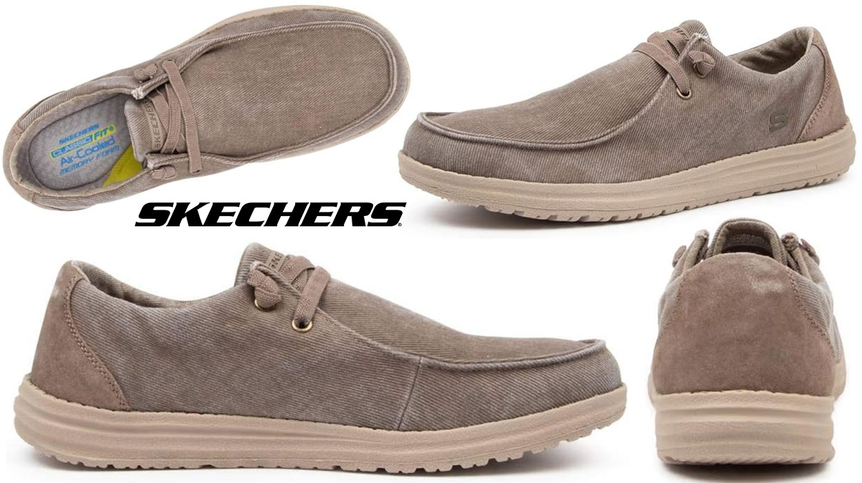 Chollo Mocasines Skechers Melson Raymon para hombre por sólo 49€ con envío gratis (-30%)