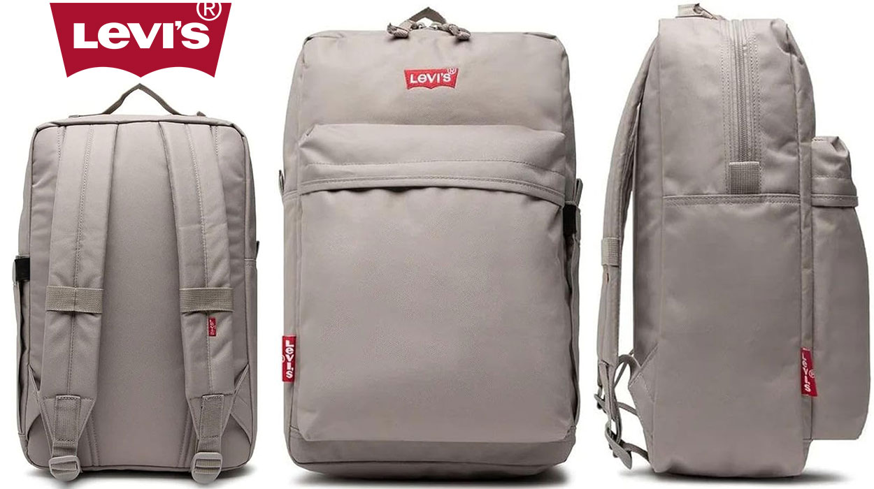 Vive tu día a día sin cargas con esta práctica mochila Levi’s que está muy rebajada en Amazon