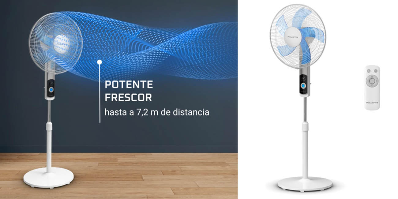 Dile adiós al calor con este ventilador Rowenta Turbo Silence VU5650 por solo 64,99€ con envío gratis y cupón (-35%)