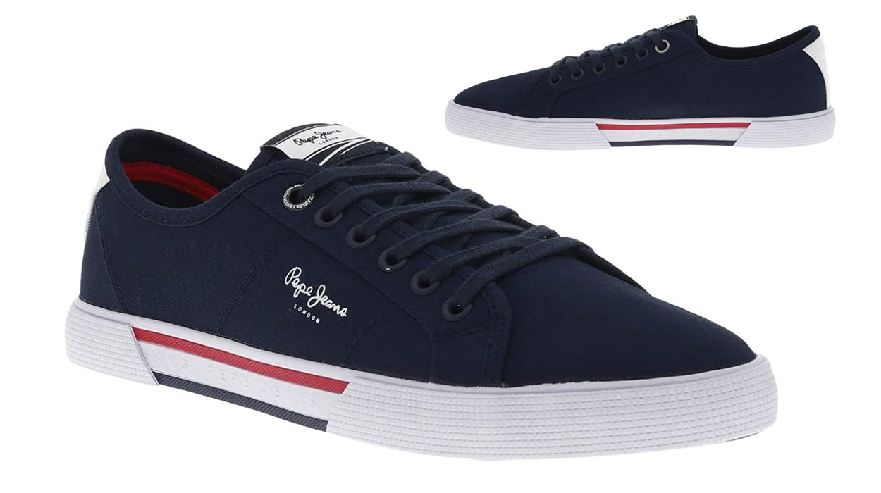 Cálzate el estilo reconocible de estas zapatillas de verano Pepe Jeans sin rascarte mucho el bolsillo