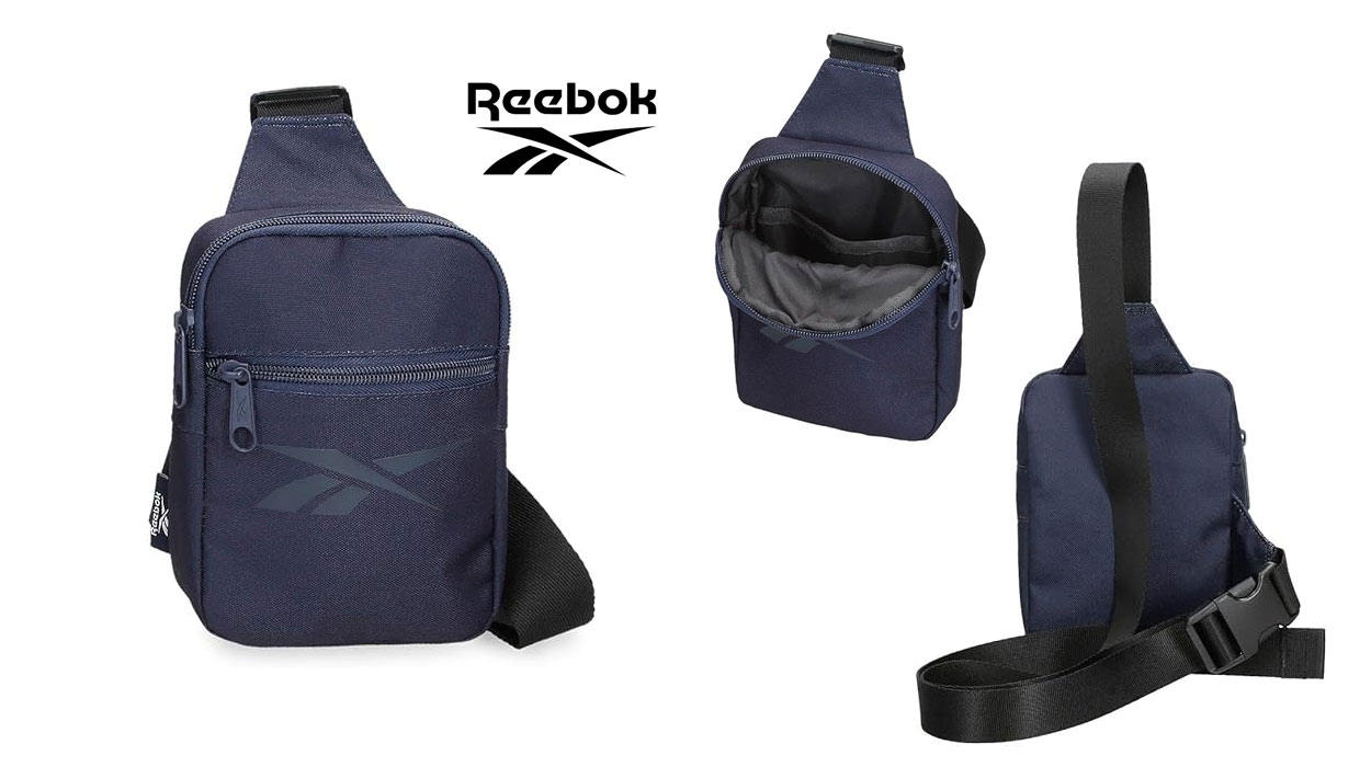 Esta bandolera ajustable de Reebok es compacta, cómoda y muy económica: Cuesta menos de 11 euros