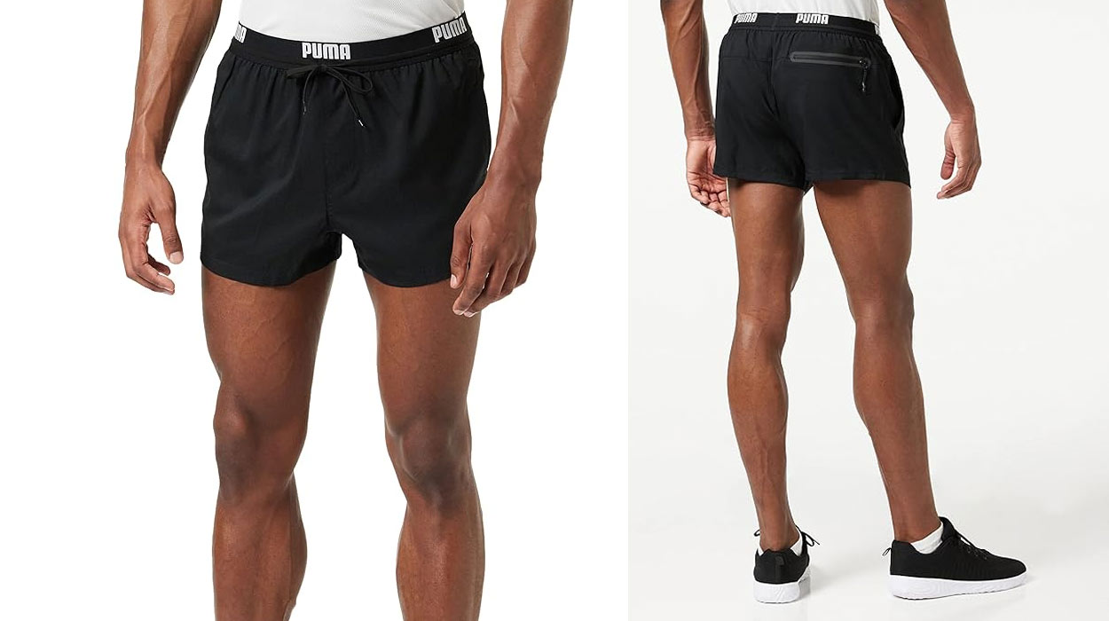 Chollo Bañador Puma Logo Short Length para hombre por sólo 17,95€ (12% de descuento)